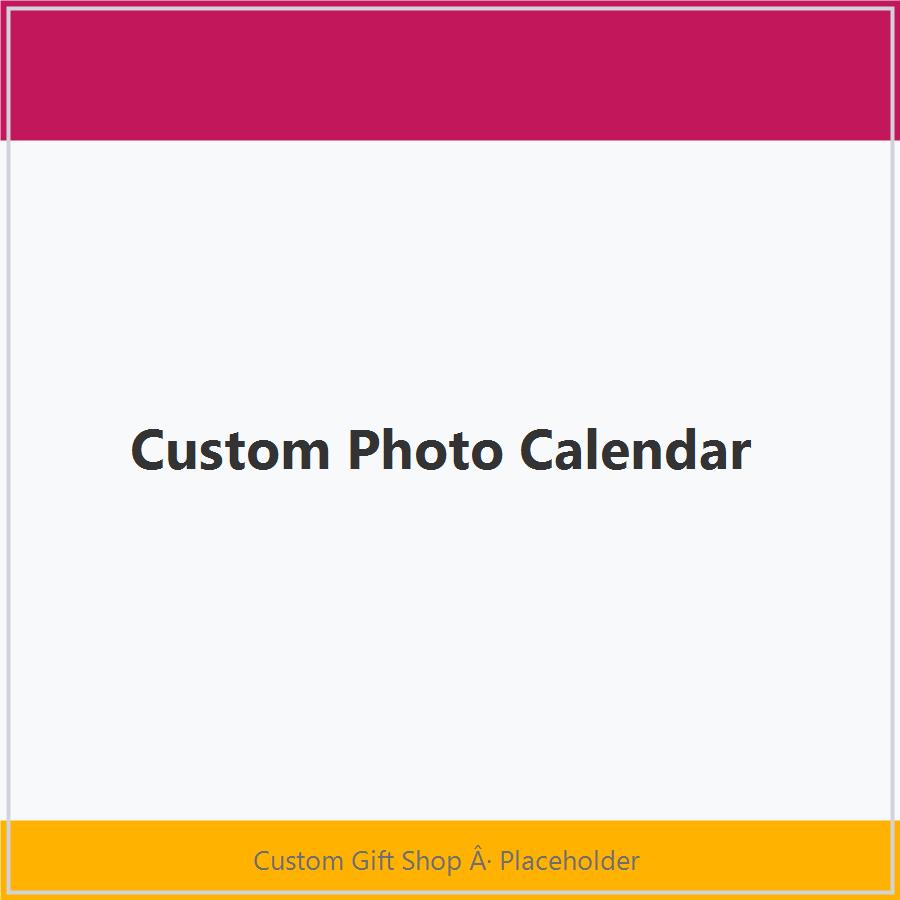 Custom Photo Calendar