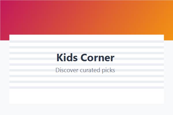 Kids Corner