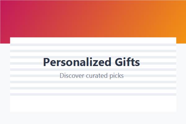 Personalized Gifts