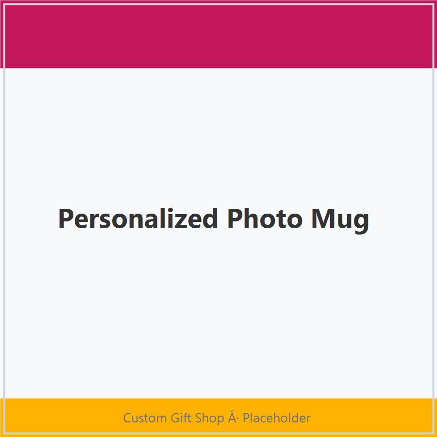 Personalized Photo Mug