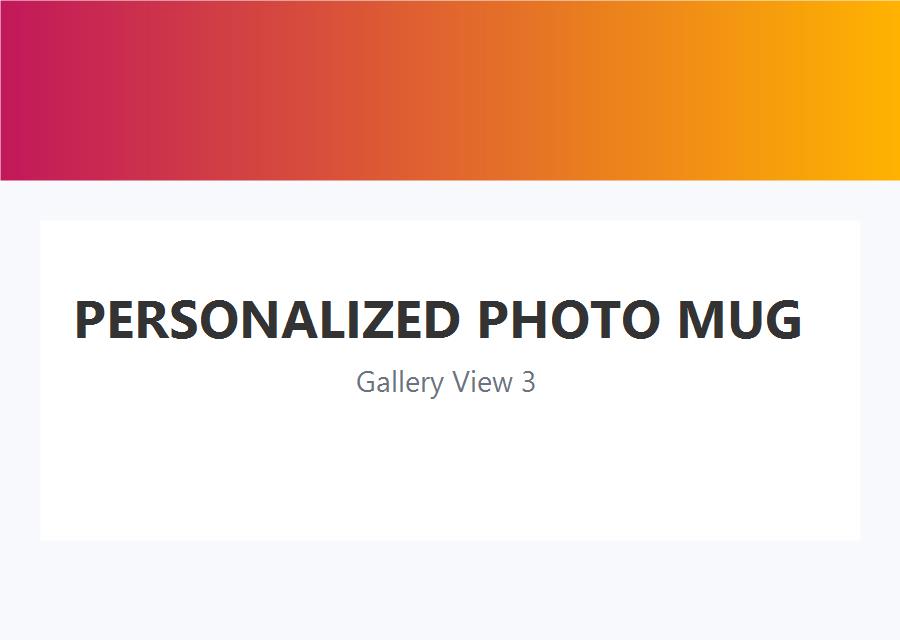 Personalized Photo Mug